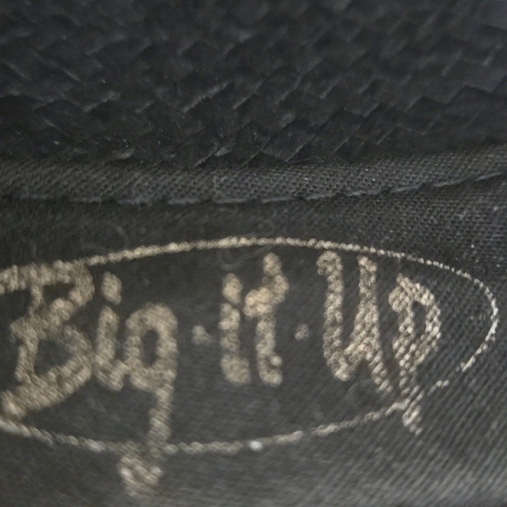 Stylish Retro Big It Up Black Fedora Hat with Striped Band - Picture 4 of 6